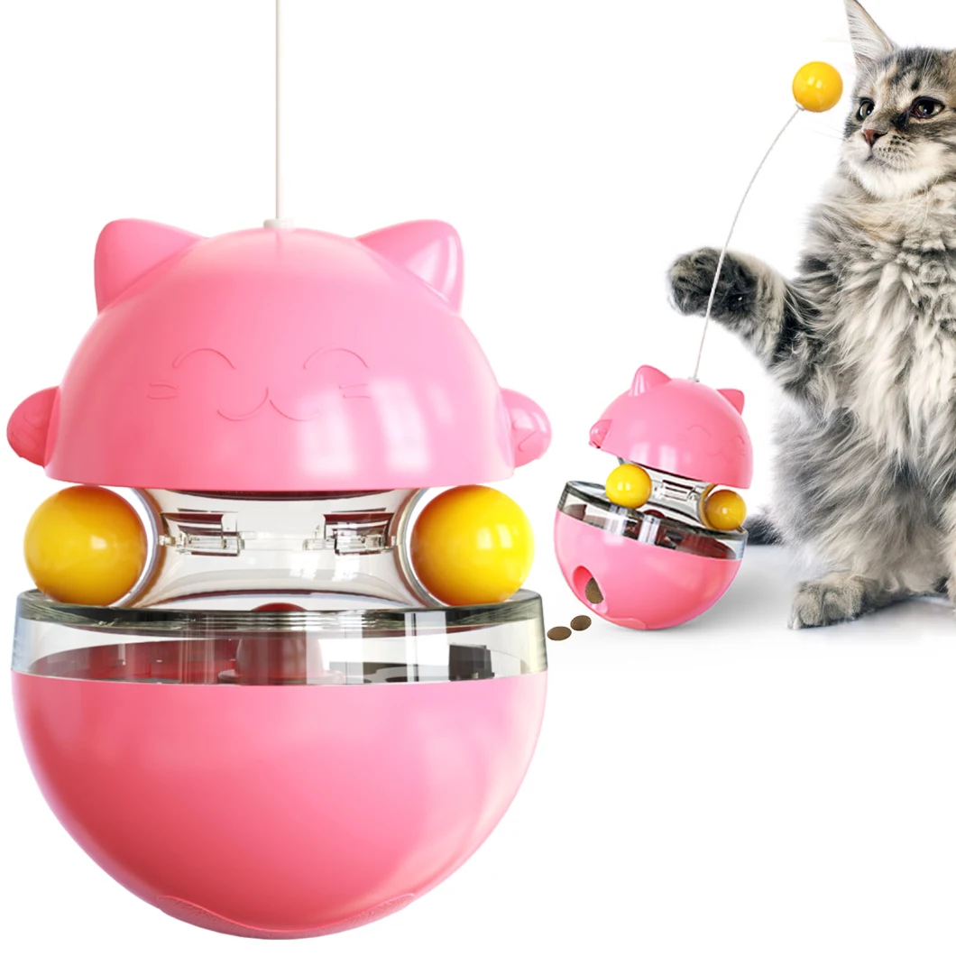 Cat Dog Toy Pet Tumbler Toy Shaking Leaking Food Container Puppy Feed Feeding Funny Cat Interactive Toy Pet Products